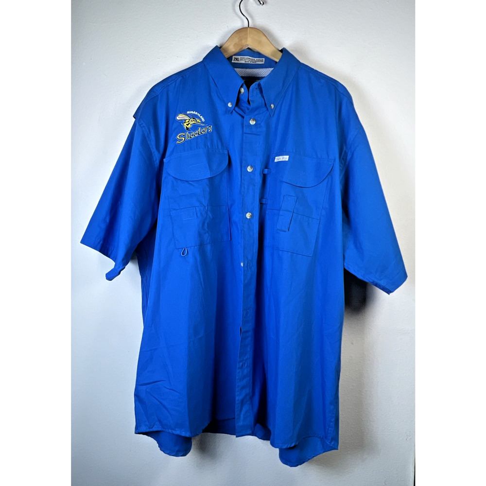 Tiger Hill 2X Skeeters space cowboys baseball Performance Fishing shirt NWT